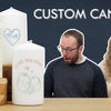 Heat Embossed Candles
