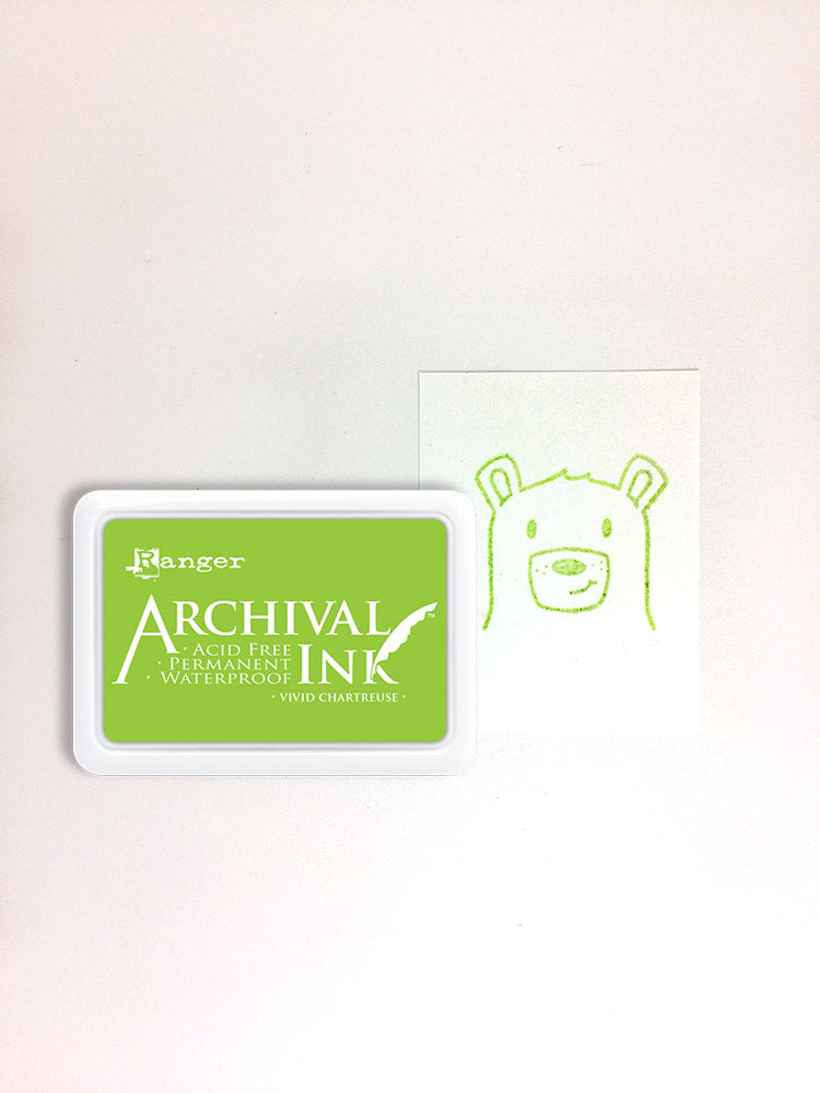 Archival Ink Pads Vivid Chartreuse