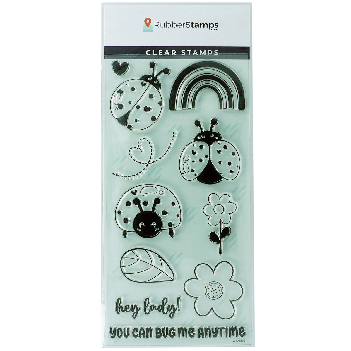 Bug Me Anytime Clear Stamp Set