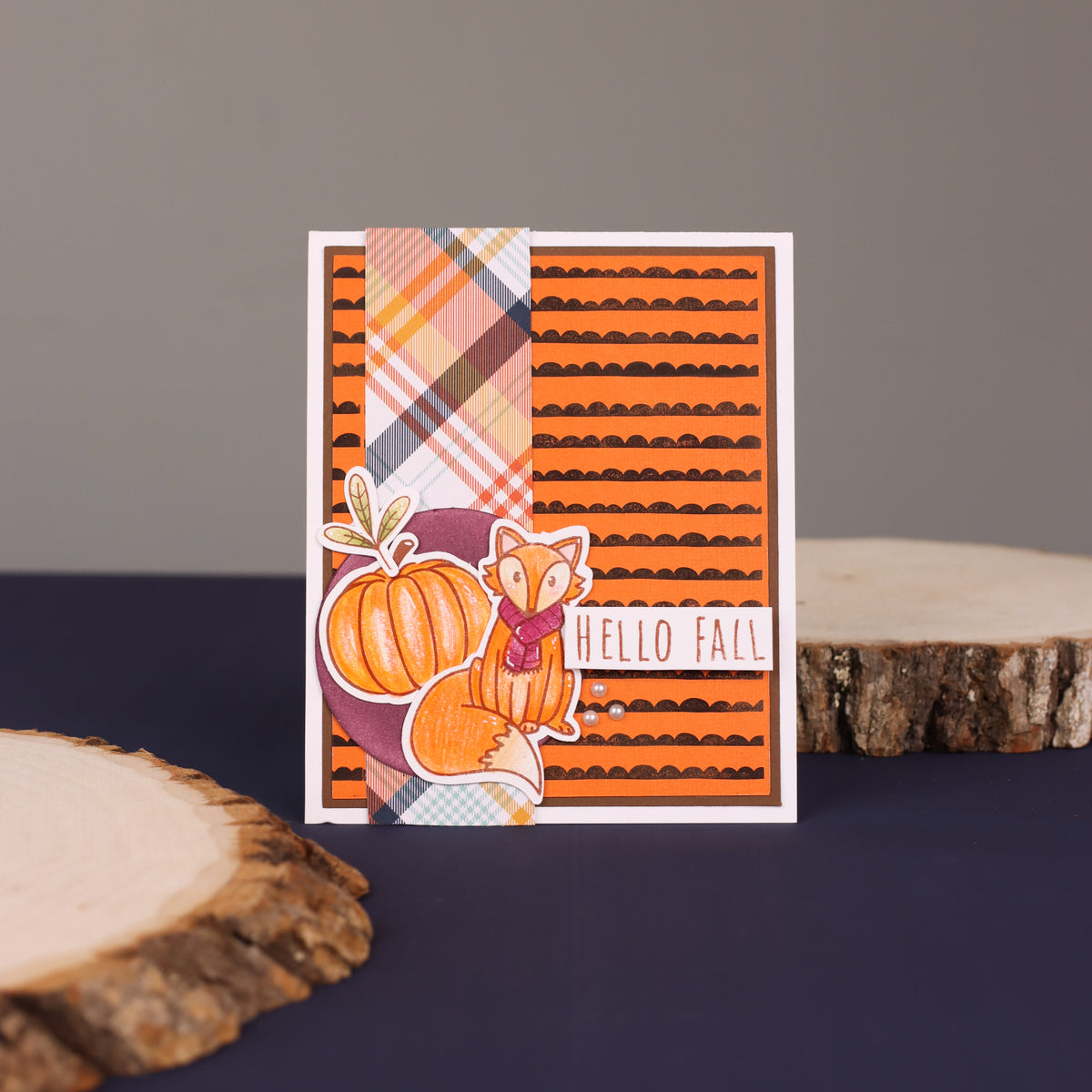 Herringbone and Ellipse Clear Stamp Set