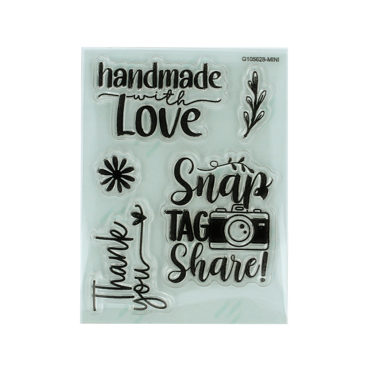Snap, Tag, and Share A Little Clear Stamp Set