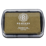 Gold Metallic Re:Marks Pigment Ink Pad (Large)