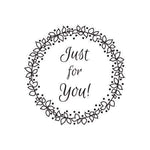 Just For You Wreath Stamp