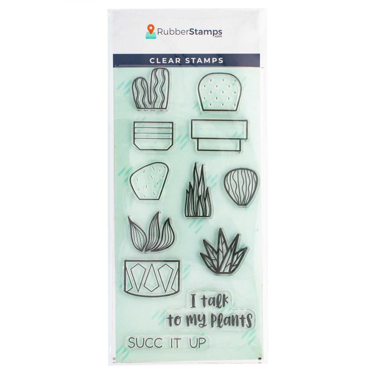 succulent stamp Succ It Up Clear Stamp Set