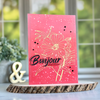 Bonjour My Love: Make a Valentine's Card With Teal Kat Design