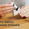 How To Refill Pre-Inked Stamps