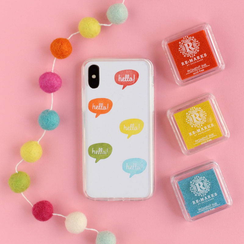 DIY Stamped Phone Cases