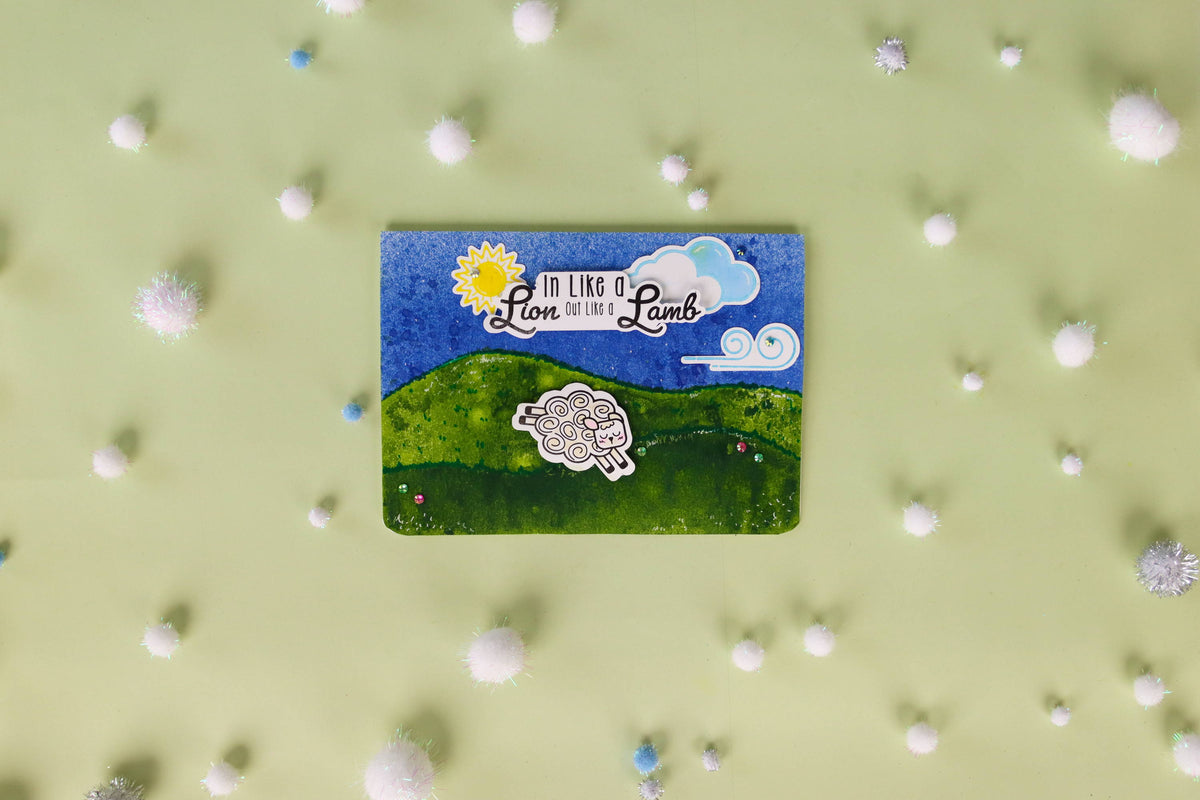 How To Use Spray Ink In Card Making