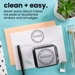 Dotted Circle Address Stamp