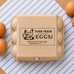 Egg Carton Logo Stamp