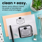 Plaque Monogram Address Stamp