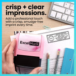 Pink Indiana Notary Stamp