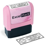 Pink Indiana Notary Stamp