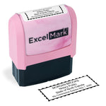 Pink North Dakota Notary Stamp