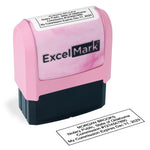 Pink Oklahoma Notary Stamp