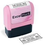 Pink South Dakota Notary Stamp