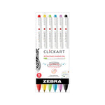 CLiCKART Retractable Felt Tip Marker