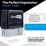 ExcelMark A-2359 Self-Inking Stamp