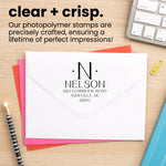 Chrysalara Modern Address Stamp