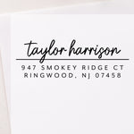 Metro Line Address Stamp
