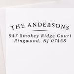 Regency Arch Address Stamp