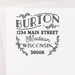 Antique Foliage Address Stamp