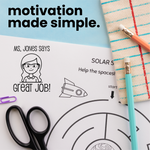 Custom Great Job Avatar Teacher Stamp