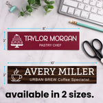 Engraved Nameplate Bakery & Cafe