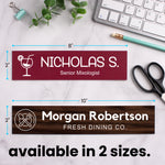 Engraved Nameplate Bar & Restaurant