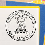 Book Buddies Giraffe Book Stamp