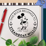 Steamboat Willie Anchor Book Stamp