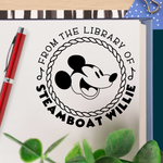 Steamboat Willie Nautical Book Stamp
