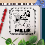 Steamboat Captain Book Stamp