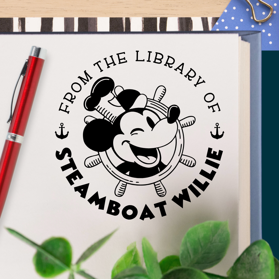 Willie's Book Mate Book Stamp – RubberStamps.com