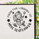 Mermaid Tails Book Stamp