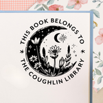 Celestial Round Book Stamp
