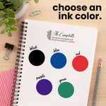 Bouquet Bracket Address Stamp