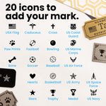 Custom Engraved Brass Plate (1" x 3")