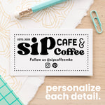 Business Card Logo Stamp