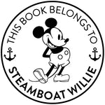 Steamboat Willie Anchor Book Stamp