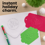 Peaceful Poinsettia Holiday Embosser