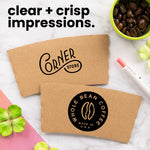 Coffee Sleeve Logo Stamp