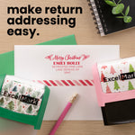 Holiday Hollies Christmas Address Stamp