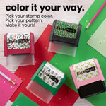 Pine Cones Address Stamp