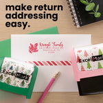 Pine Cones Address Stamp
