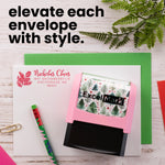 Pine Cones Address Stamp