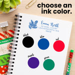 Pine Cones Address Stamp