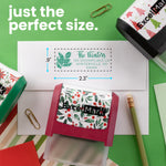 Pine Cones Address Stamp