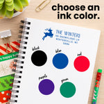 Reindeer Address Stamp