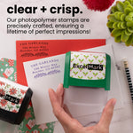 Winter Laurel Address Stamp